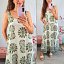 Vestido Hojas Militar